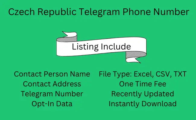 Czech Republic Telegram Phone Number