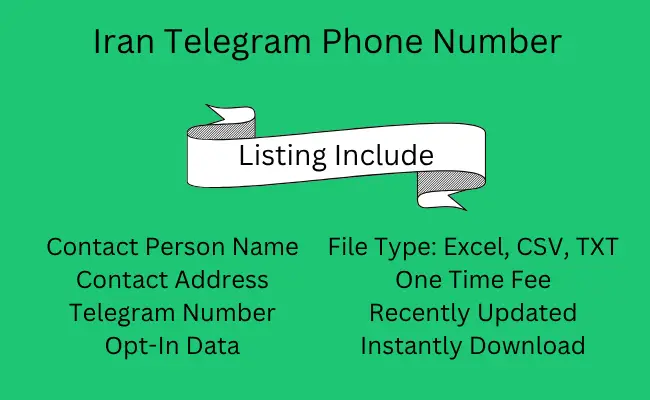 Iran Telegram Phone Number