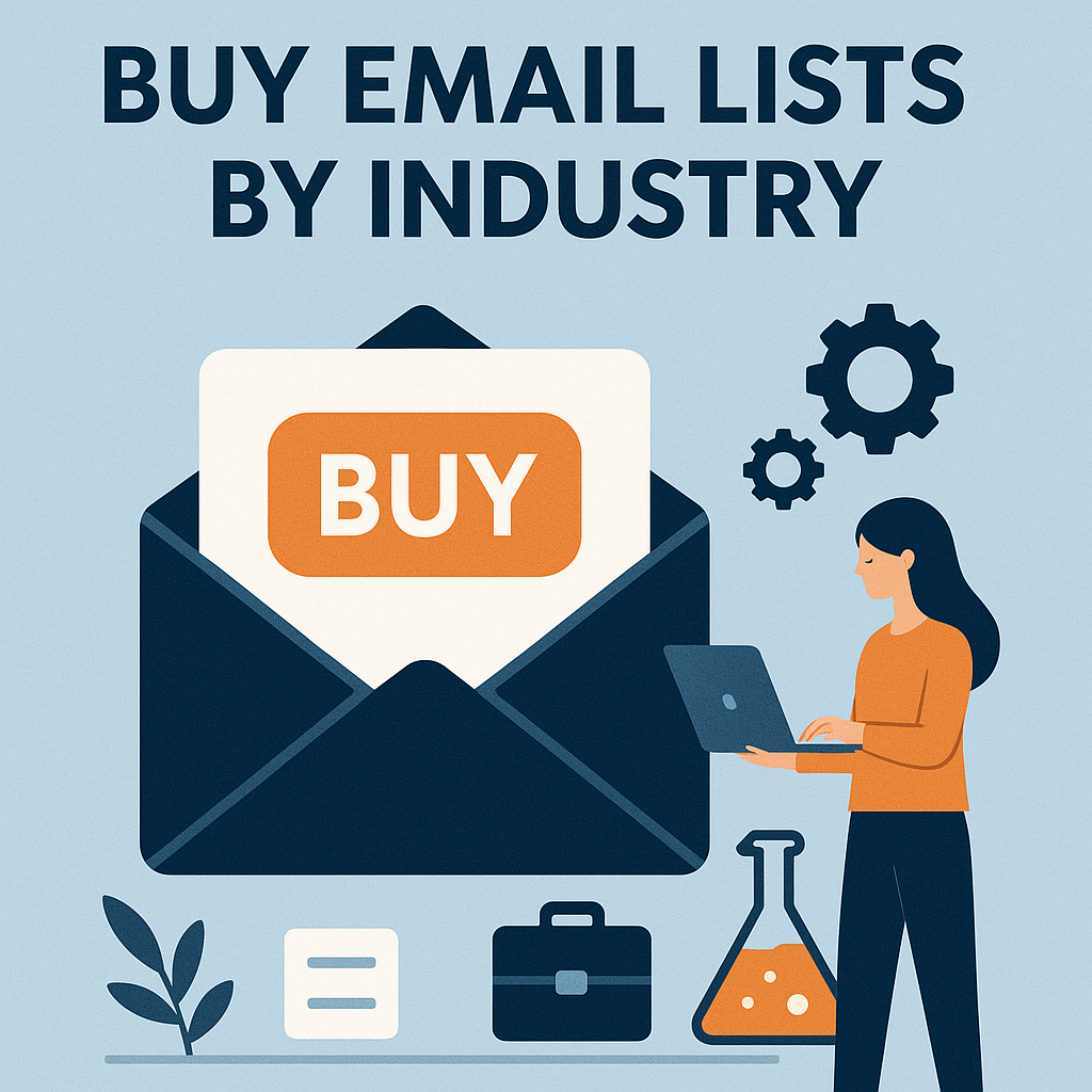 topic buy email lists by industry